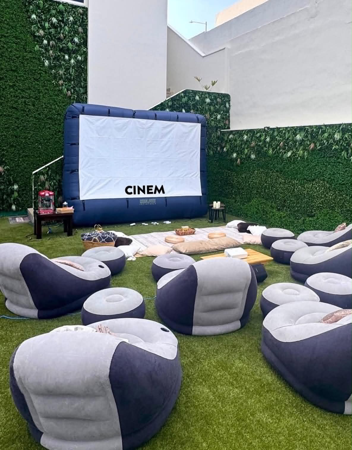 Movie Night Backyard