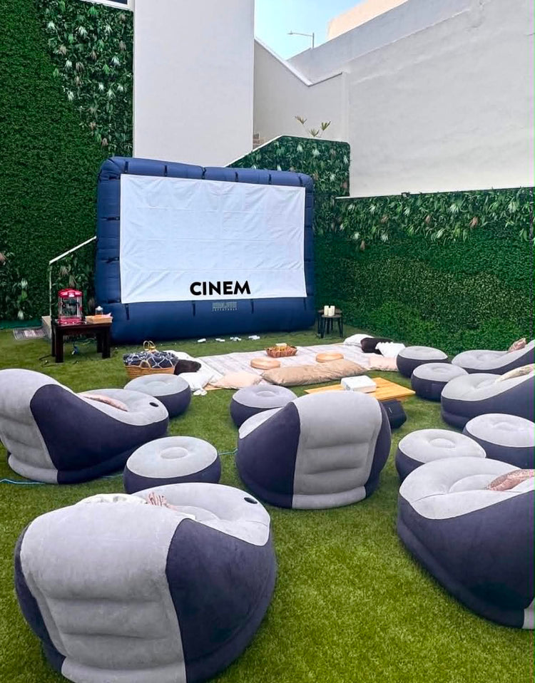 Movie Night Backyard