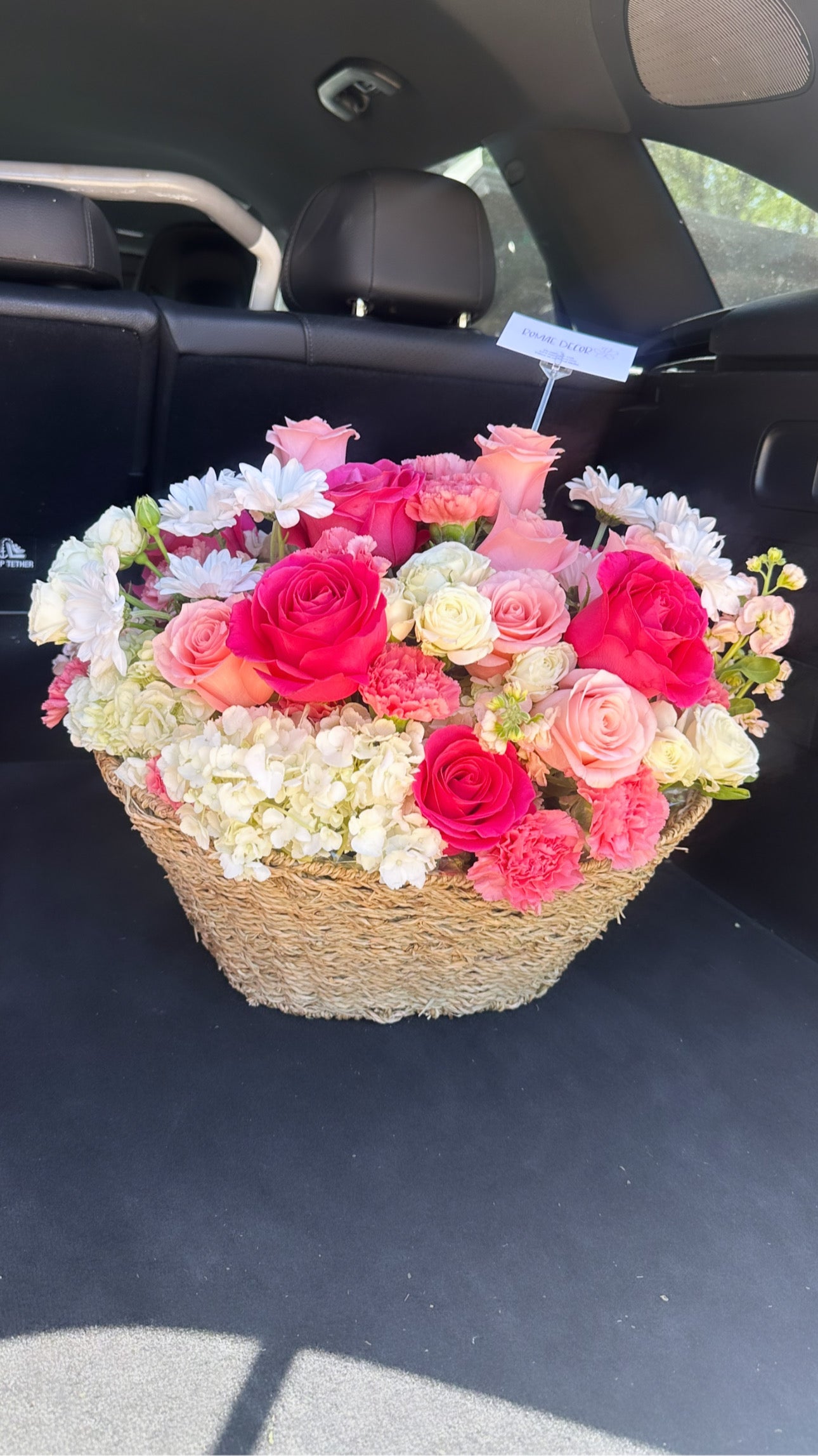 Flowers mix basket